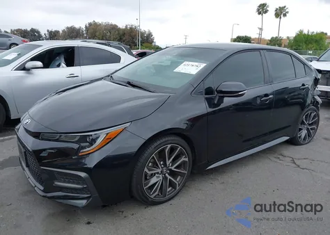 2020 Toyota Corolla Se z USA, uszkodzony, nr VIN 5YFS4RCEXLP040363